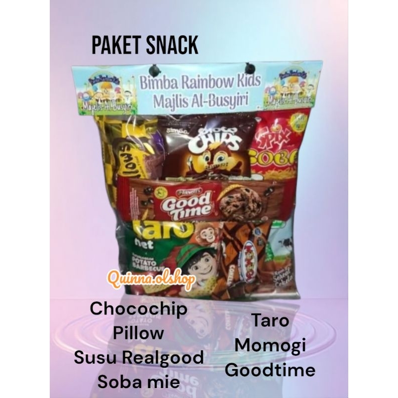 

Paket Snack ultah/bingkisan/hadiah dll.. bs costum label