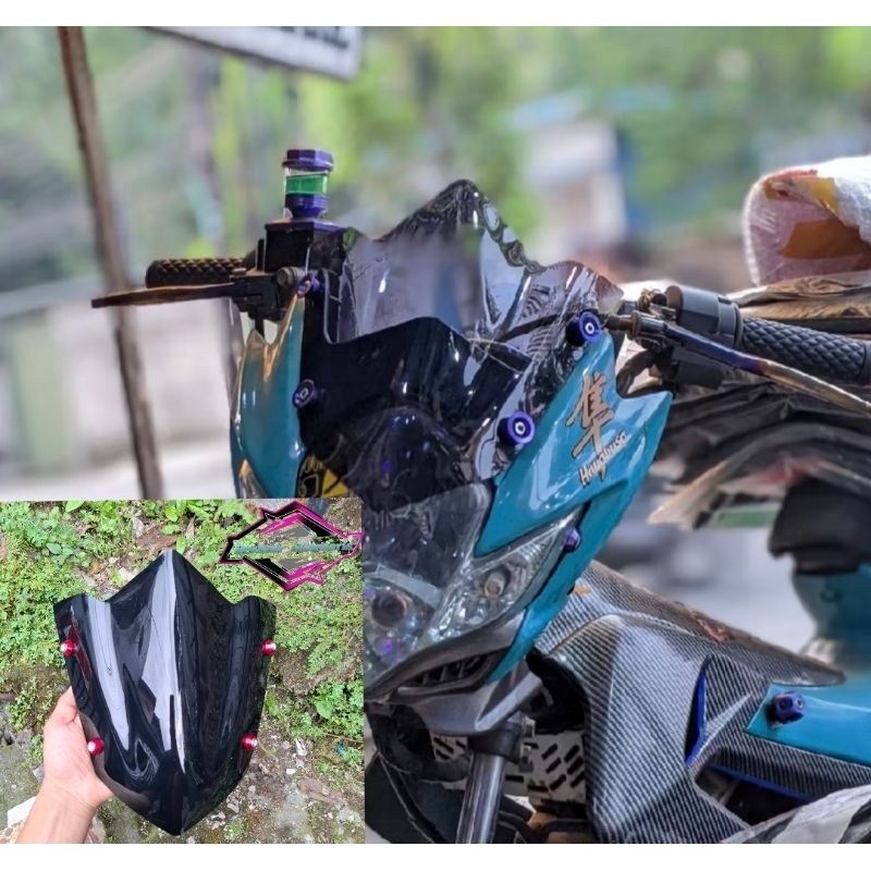 VISOR SATRIA FU BARONG 2010-2013 PLUS BAUT VARIASI