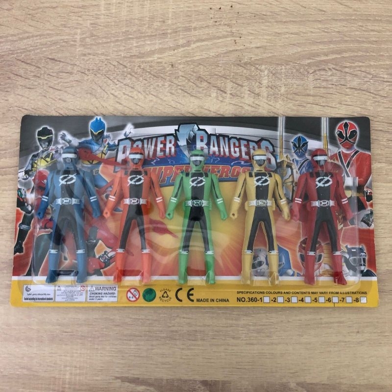 Mainan Robot Power Ranger Set Kecil Isi 5 pcs - Robot Power Ranger Murah