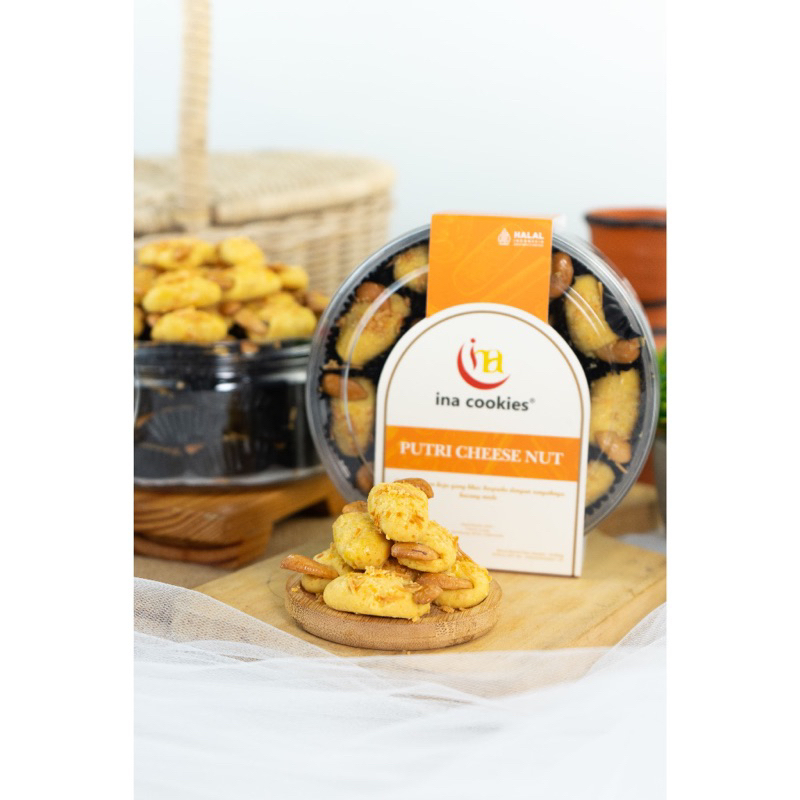 

PUTRI CHEESE NUT - KUE KERING - INA COOKIES
