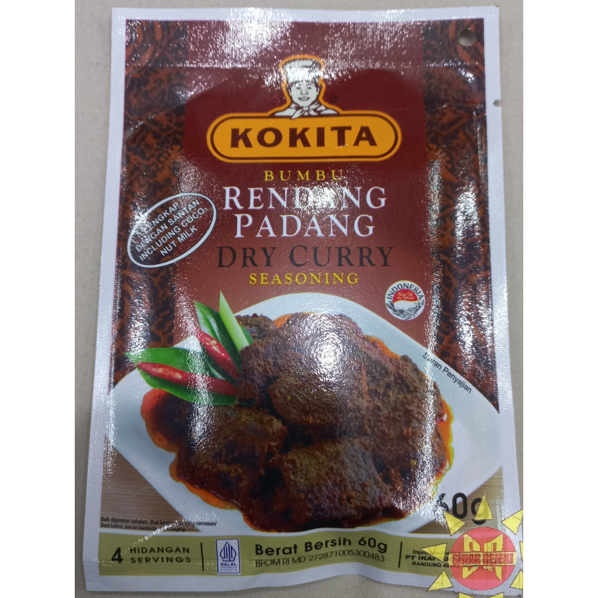 

Kokita Bumbu Rendang Padang 60 gram