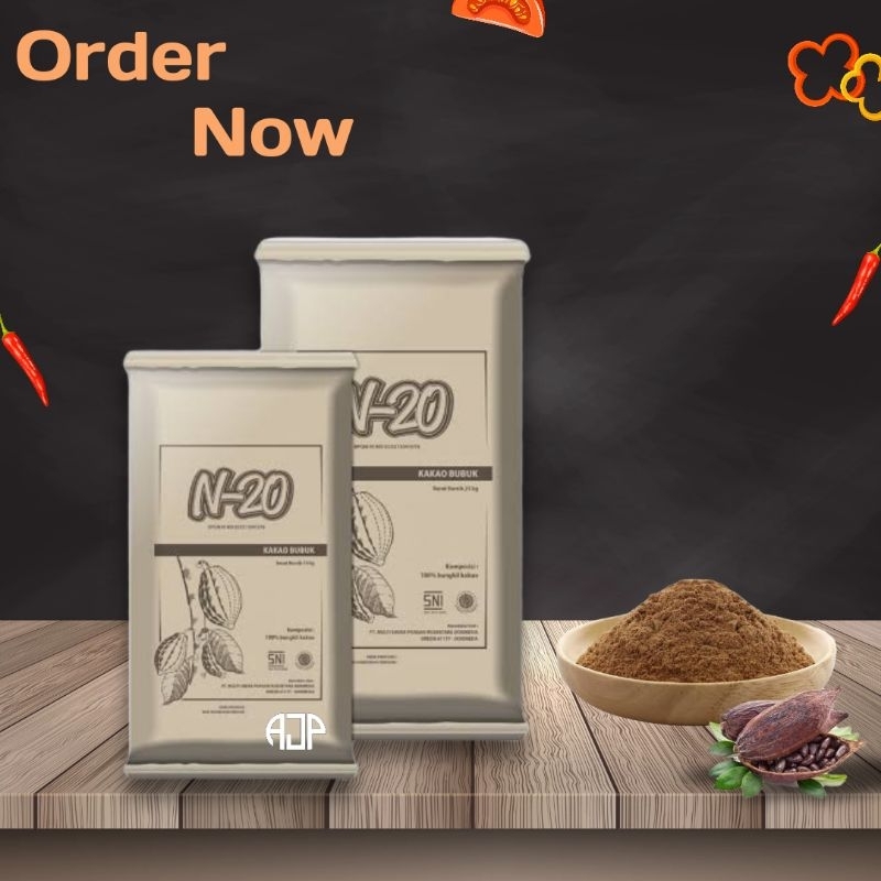 

Cocoa Powder / Cokelat Bubuk N-20 | Repack 5 Kg 10 kg