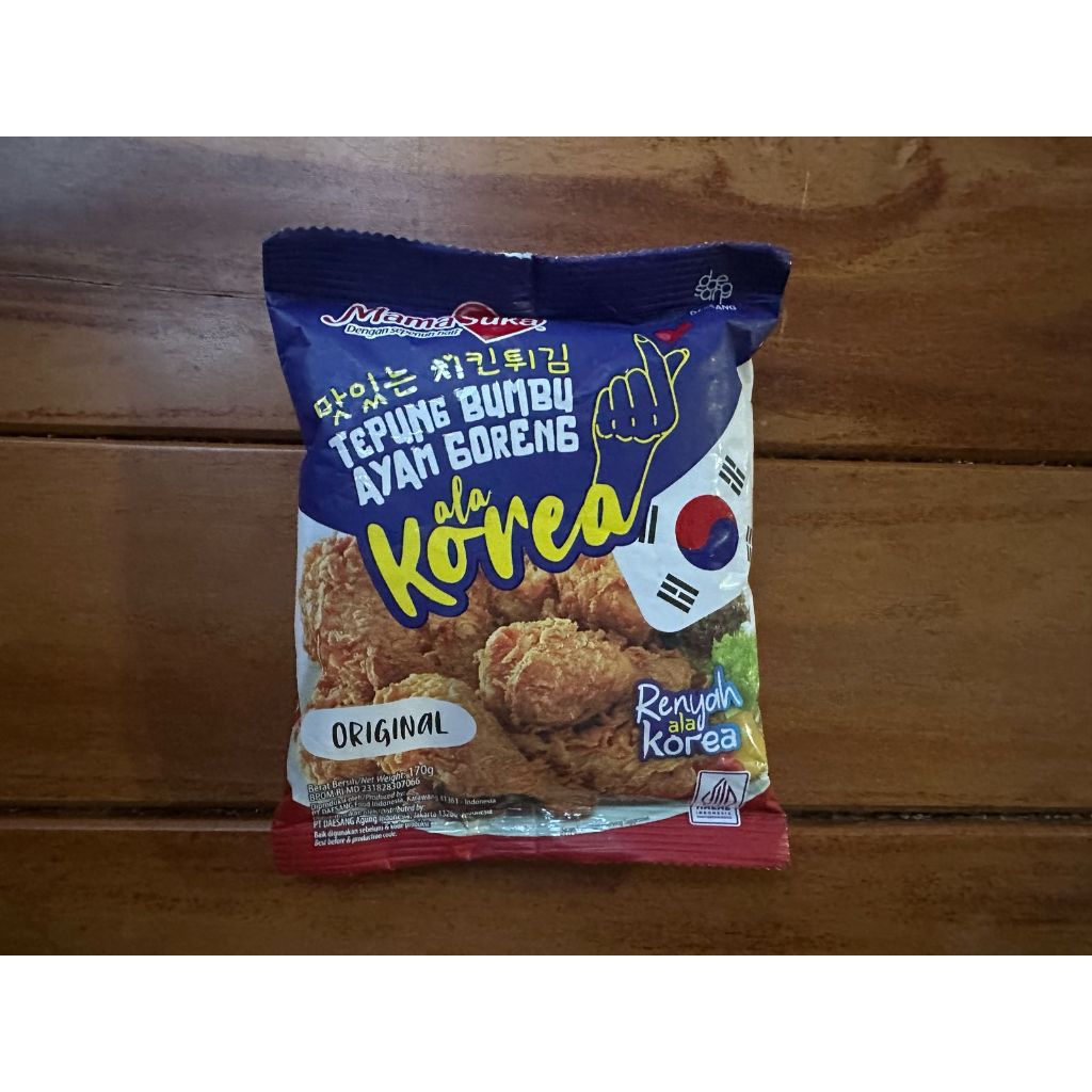 

Mamasuka Tepung Bumbu Ayam Goreng ala Korea 170g