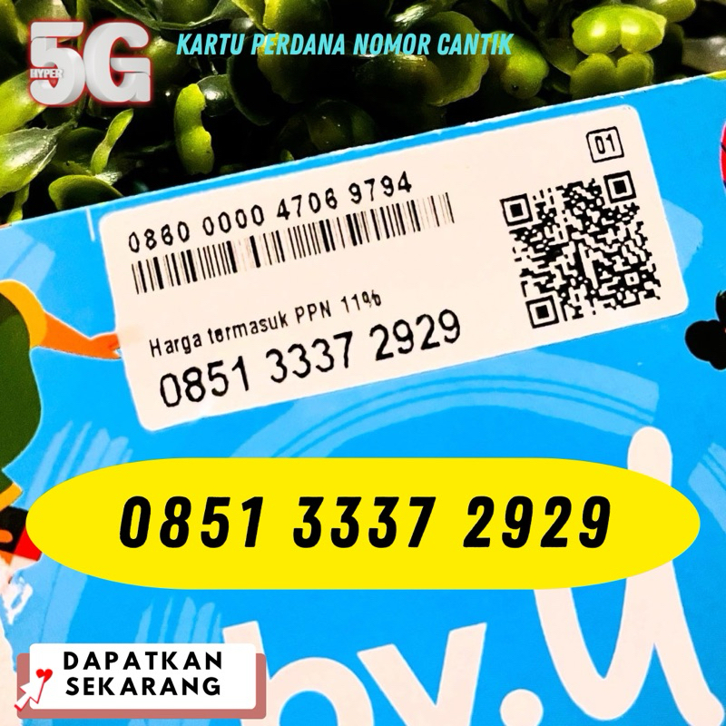 NOMOR CANTIK By.u Abab TELKOMSEL 2929 BYU KARTU PERDANA BYU BONUS KUOTA INTERNET 3GB 1BULAN BUKAN 7G