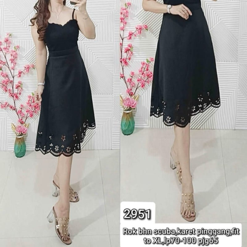 2951 rok scuba kaki laser import , bahan scuba , keterangan dan detail produk di foto