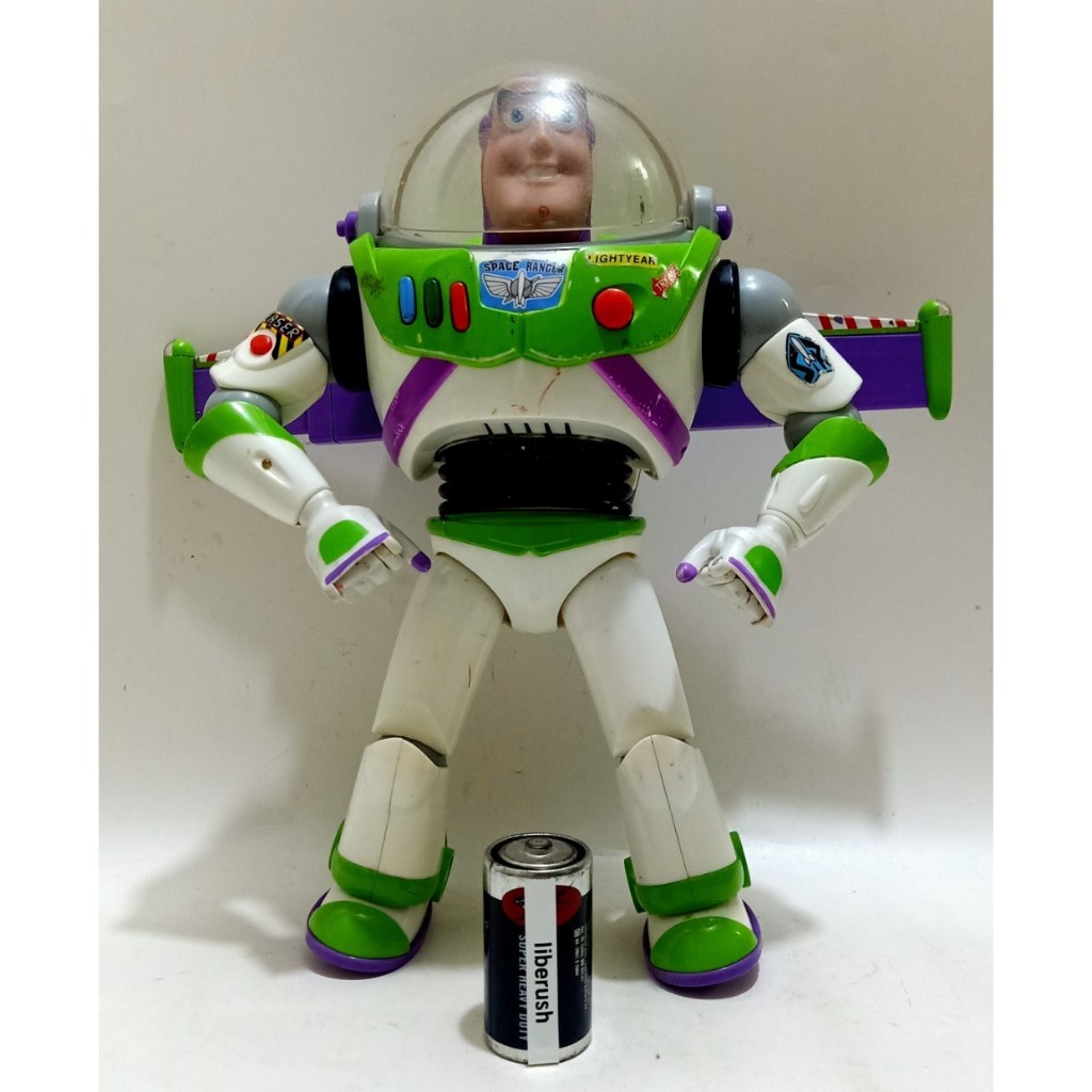 Disney toy story 1 buzz lightyear star command talking buzz lightyear action figure vintage gen 1