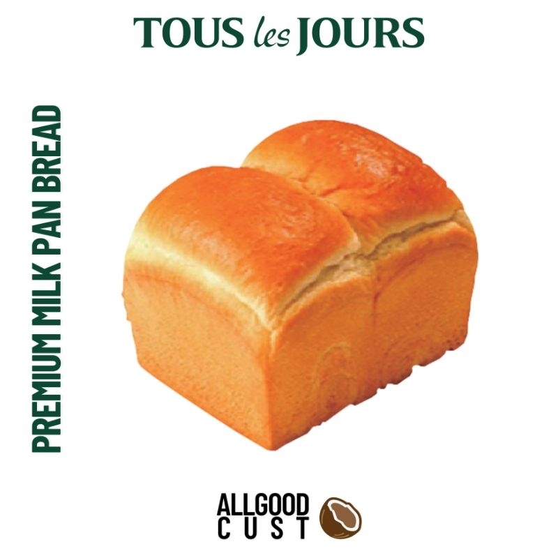 

Tous Les Jours Premium Milk Pan Bread, Roti Tawar Susu TLJs