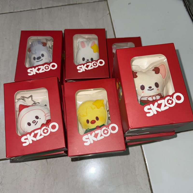 [READY STOCK] STRAY KIDS SKZOO CUSHION KEYRING HOP POP UP STORE MD