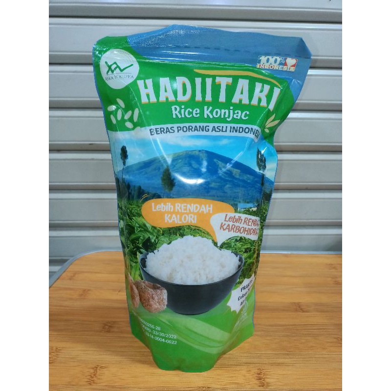

1kg Beras Porang Asli Hadiitaki (Lebih Rendah Kalori)