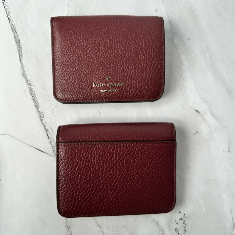 KateSpade small slim wallet cherry wood