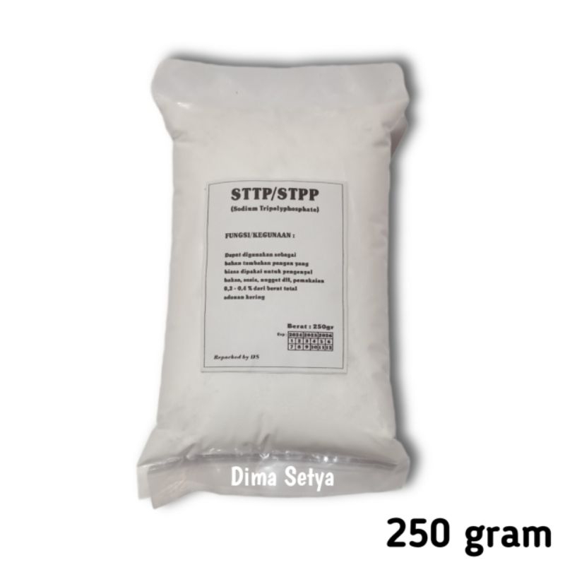 

STTP/STPP (sodium tripolyphosphate) tepung pengenyal bakso 250 gram