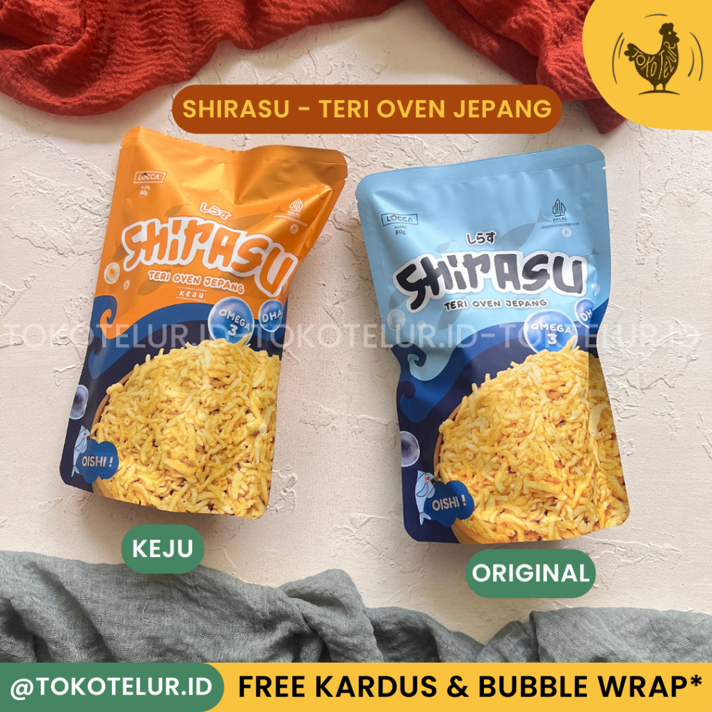 

LOCCA Shirasu - Teri Oven Jepang | Snack Cemilan Anak Tanpa Pengawet