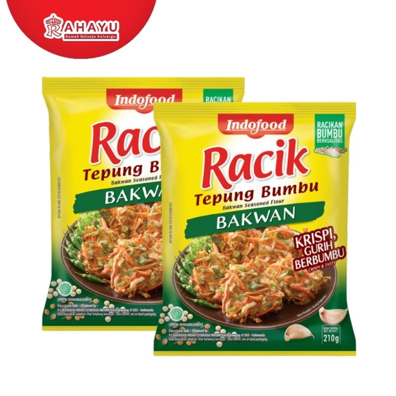 

RACIK TEPUNG BUMBU BAKWAN 210 GRAM