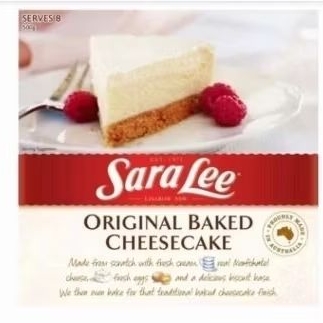 

SARA LEE ORIGINAL BAKED CHEESE CAKE 500 GR