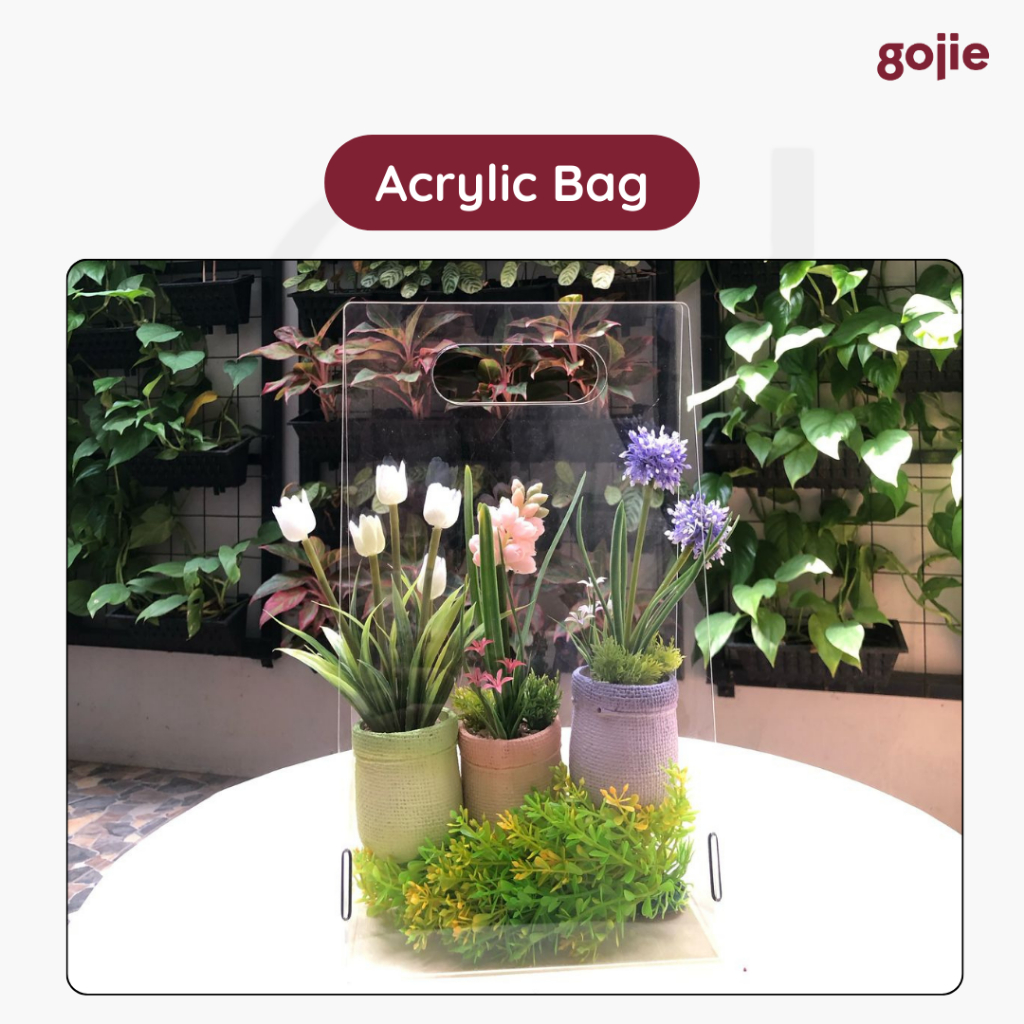 

TAS BUNGA AKRILIK | FLOWER BAG ACRYLIC KNOCKDOWN