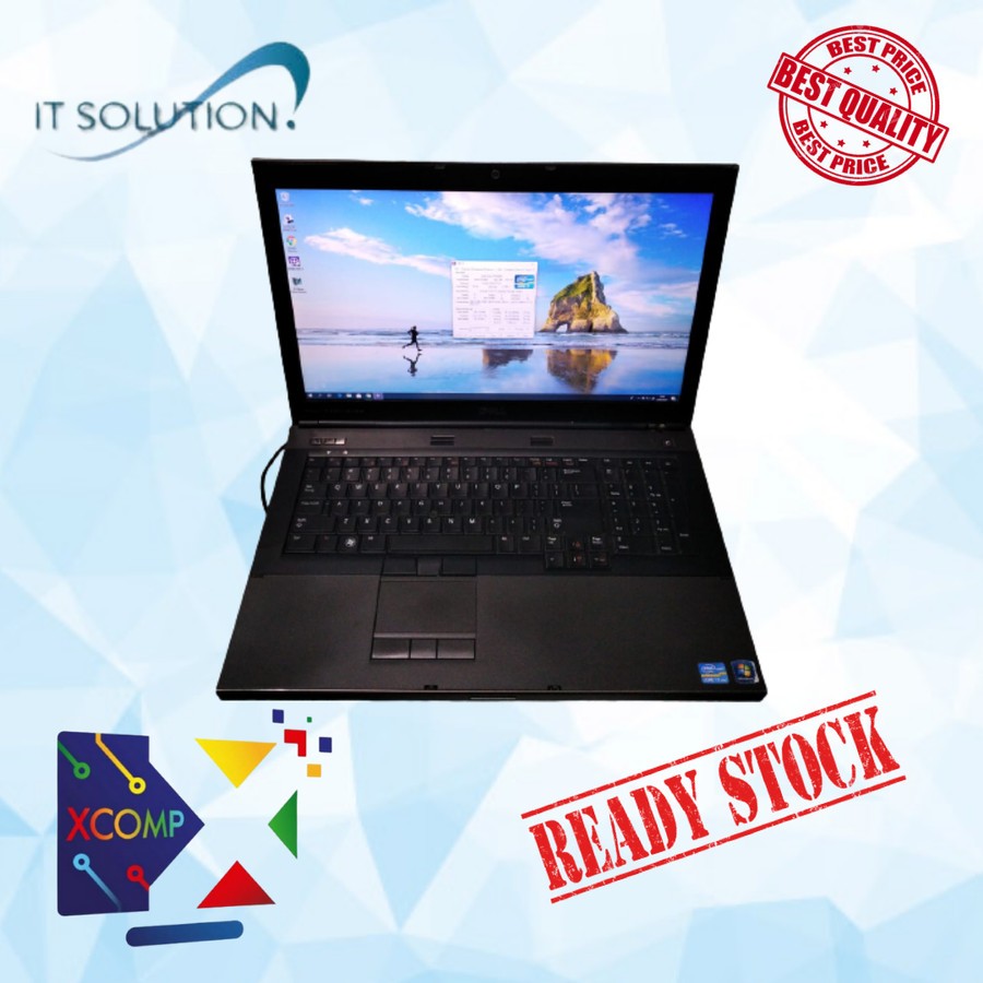 Notebook Laptop Dell Precision M6600 Core i7 2760QM 8Gb 17 inch FHD