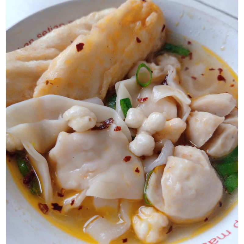 

pangsit ayam kuah rn enak lembut tanpa pengawet