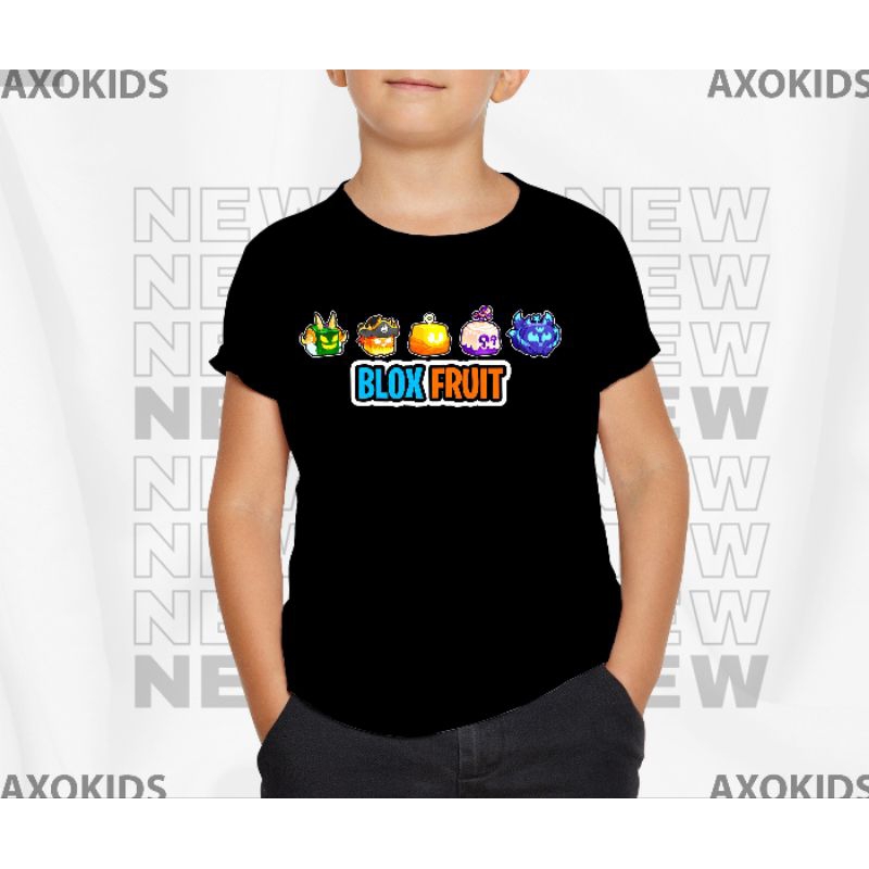 KAOS ANAK BLOX FRUIT BAHAN KATUN