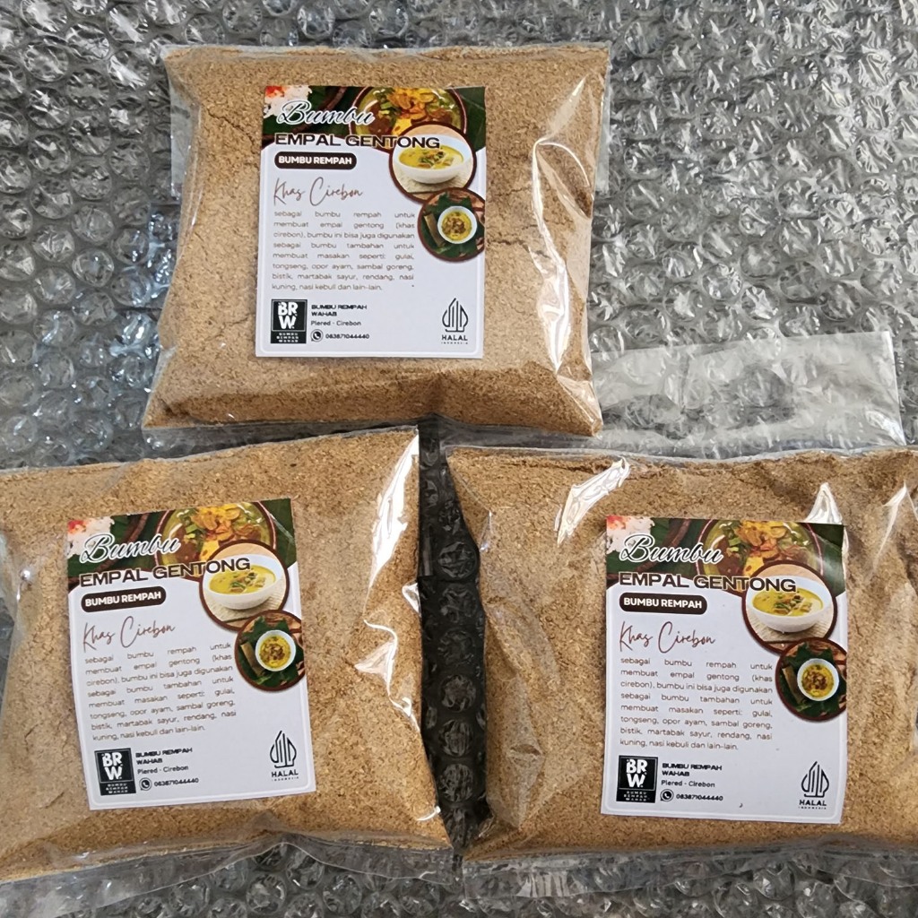 

Bumbu Empal Gentong khas Cirebon 100 gram, bumbu rempah Wahab