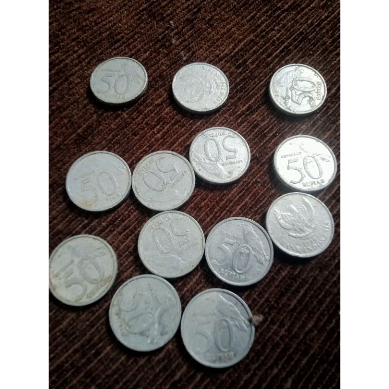 uang koin 50 rupiah kepodang