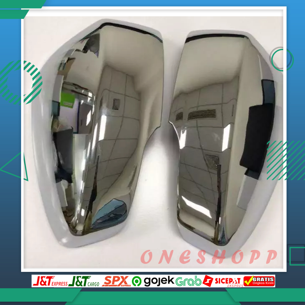 MIROR COVER SPION IGNIS TANPA LAMPU CHROME / COVER SPION MOBIL IGNIS