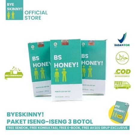 ORI *PROMO* BYE SKINNY MADU PENGGEMUK BADAN BS HONEY BS HONEY BS SKINNY BS HONEY PENGGEMUK BADAN