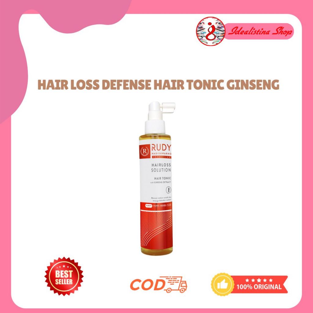 Rudy Hadisuwarno Hair Loss Defense Hair Tonic Ginseng