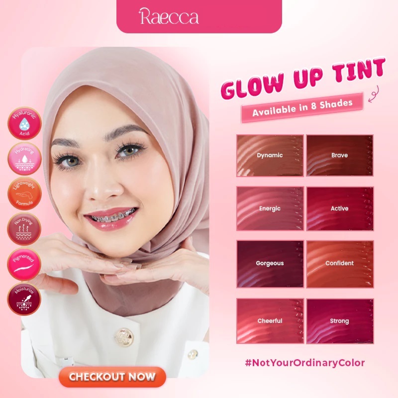 [BPOM] RAECCA GLOW UP TINT LIP TINT LIPTINT