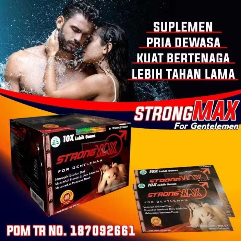 OBAT KUAT STRONG MAX [DIJAMIN 10X LEBIH KUAT] 100% ORIGINAL HERBAL BPOM