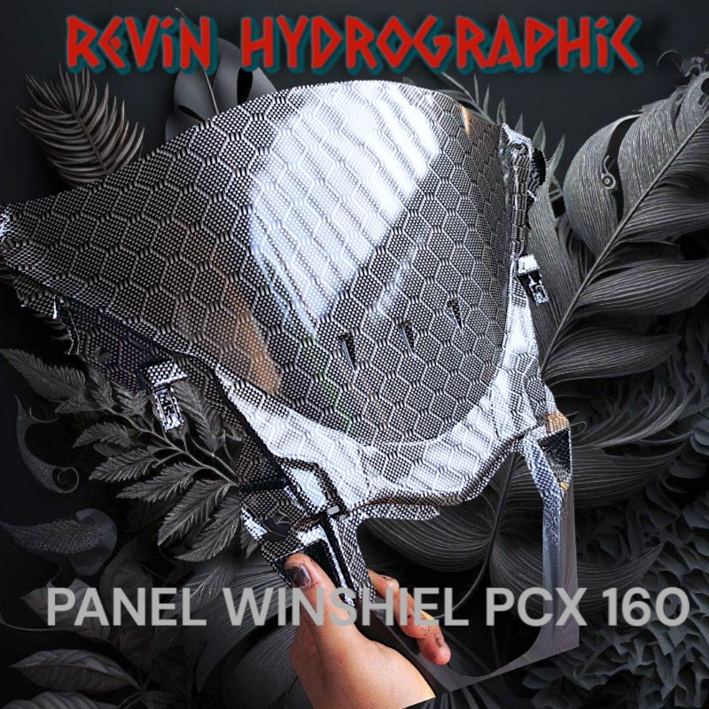 PANEL WINSHIEL PCX 160 CARBON WTP HEXAGON