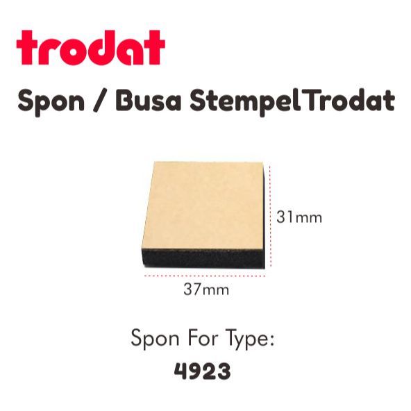 

Spon/Busa/Bantalan Trodat 4923