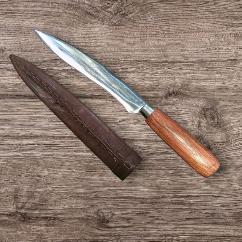 Pisau Sayat Kulit Hewan Kurban/Pisau Dapur Pengupas Buah/Sayur Bahan Baja Per Anti Karat UK 34 cm