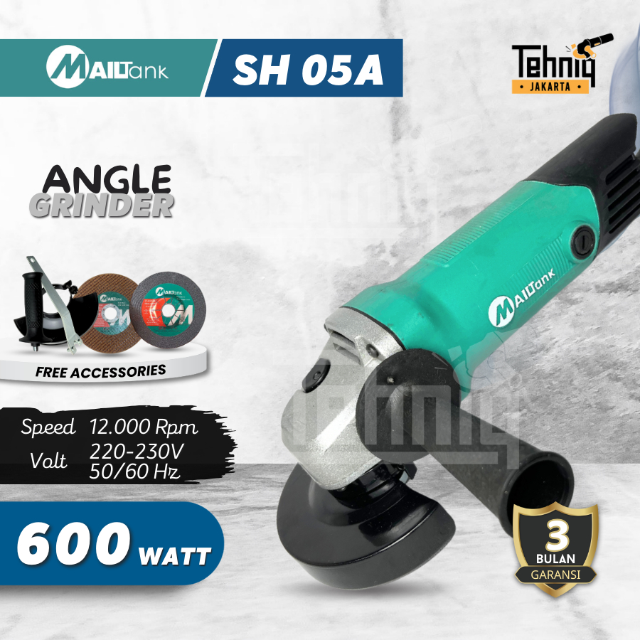 Disc Grinder SH05 Mailtank 4Inch / Mailtank SH05 Mesin Gerinda Tangan 600 Watt