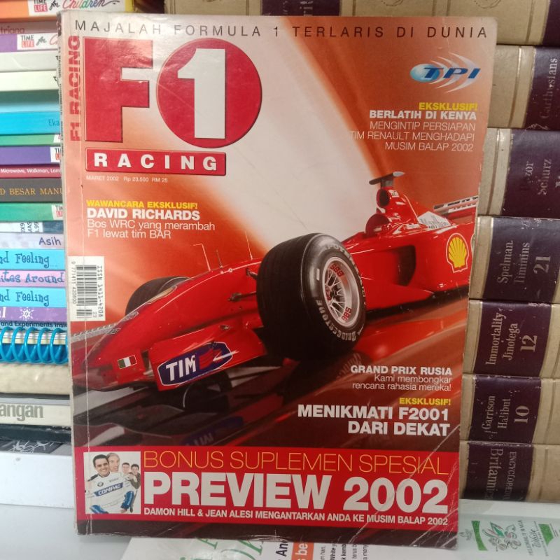 MAJALAH F1 RACING INDONESIA MARET 2002