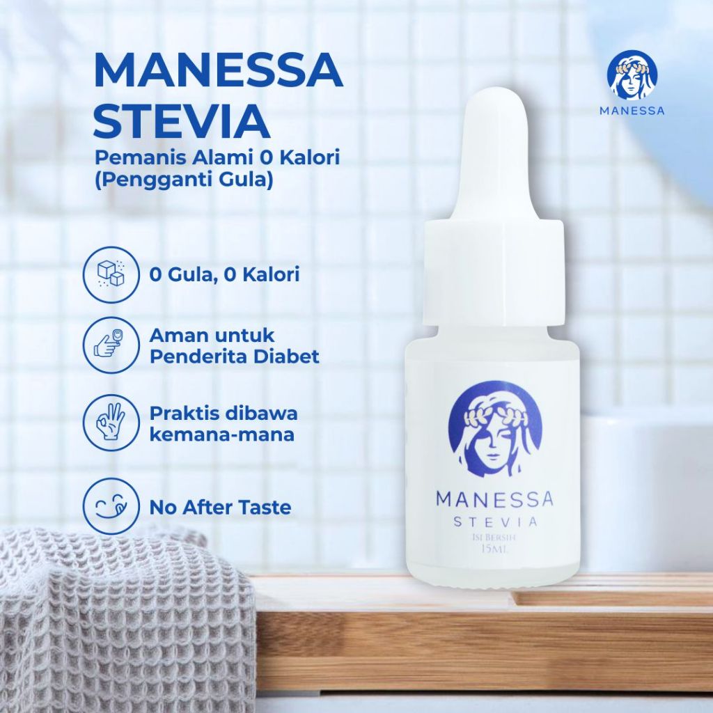 

Manessa Stevia Pemanis Alami| Solusi Sehat Pengganti Gula| Pengganti Gula Nol Kalori yang Aman untuk Penderita Diabetes, dan Pilihan Sehat Keluarga Anda
