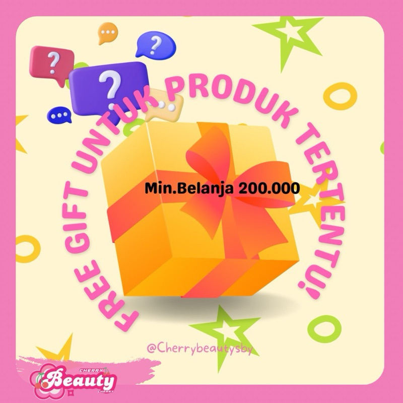 

FREE GiFT Untuk PEMBELANJAAN MIN 200Rb