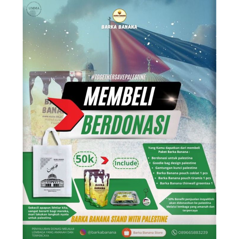 

Barkabananaforpalestina//standwithpalestine//keripikpisang//keripikpisangcoklat//palestina//donasipalestina