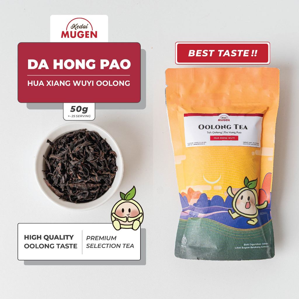 

Kedai Mugen - Huaxiang Wuyi Oolong Chinese Tea/Teh Olong Da Hong Pao 50g