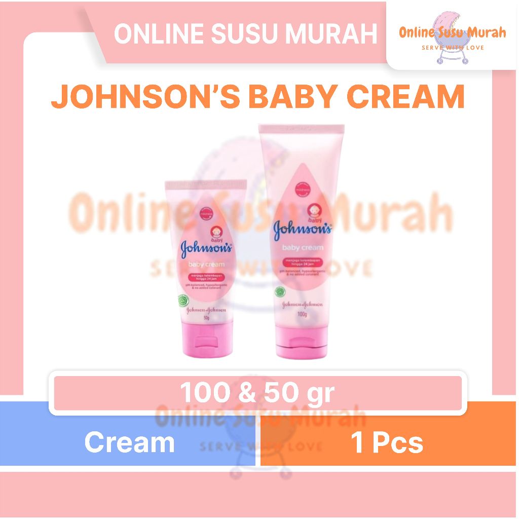 JOHNSON BABY CREAM 100GRAM & 50 GRAM PRLA