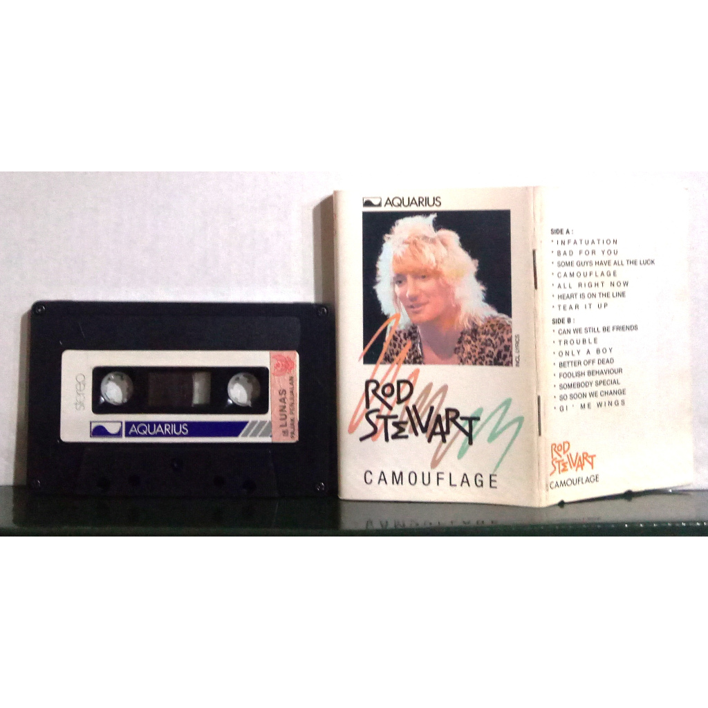 ROD STEWART - CAMOUFLAGE - Kaset