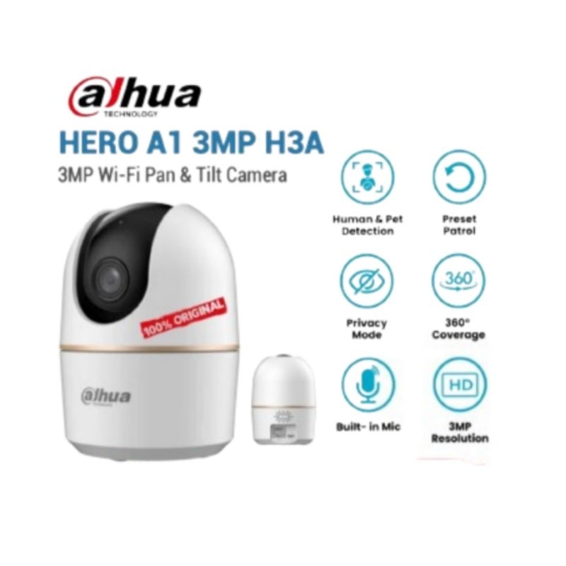 Wifi Camera CCTV DAHUA HERO A1 3Mp