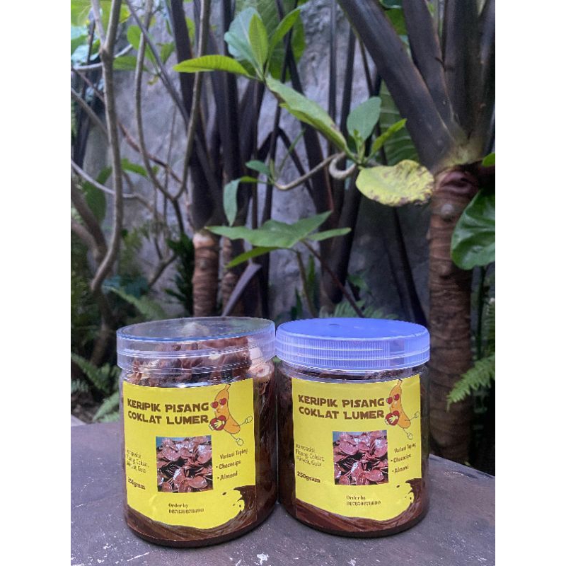 

keripik pisang coklat lumer