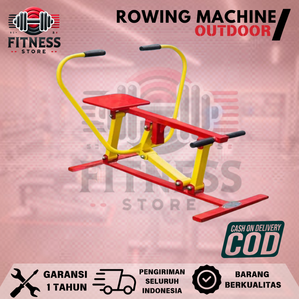 Alat Fitness Outdoor Rowing Machine - Alat Fitness Taman Rekomendasi