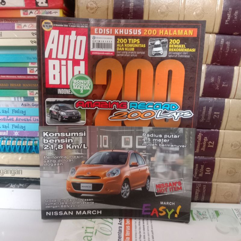 MAJALAH AUTO BILD INDONESIA EDISI KHUSUS 200 HALAMAN
