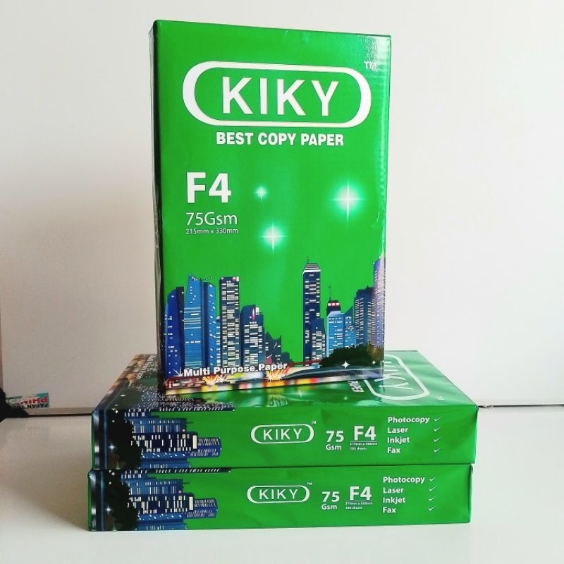 

Ay00! Kertas Hvs F4 Kiky 75gr ( Rim 500 Lbr ) [ Original ]