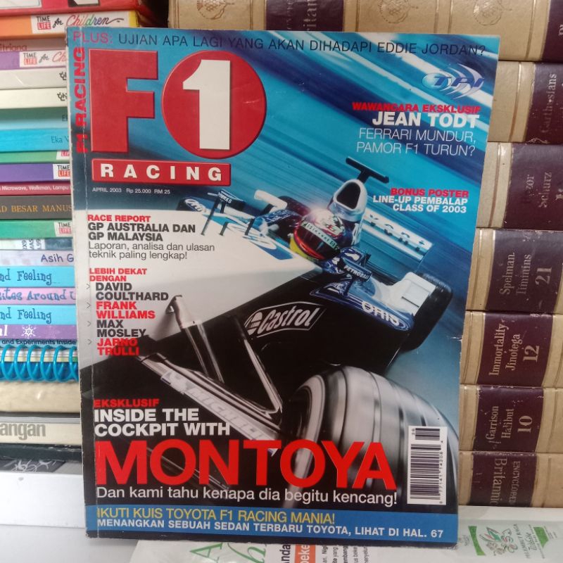 MAJALAH F1 RACING APRIL 2003