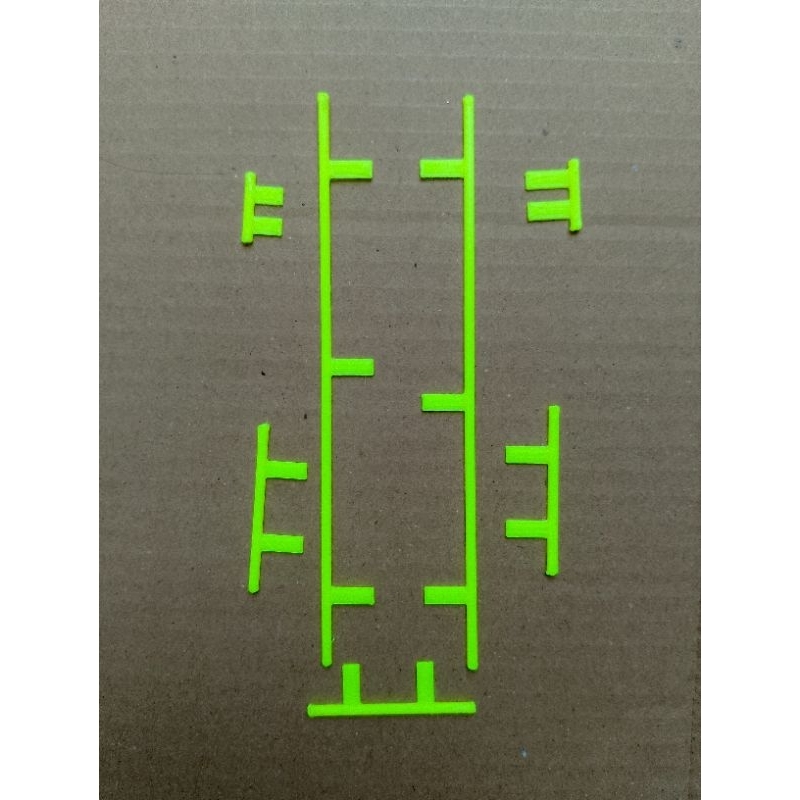 Bemper samping miniatur bus plastik
