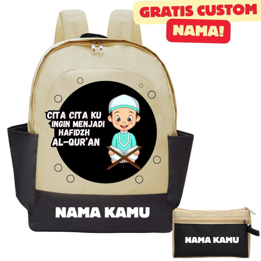 Shabira_tas - TAS SEKOLAH ANAK TK SD CITA-CITA ANAK HAFIDZ AL-QURAN  / TAS BACKPACK SEKOLAH ANAK GRA