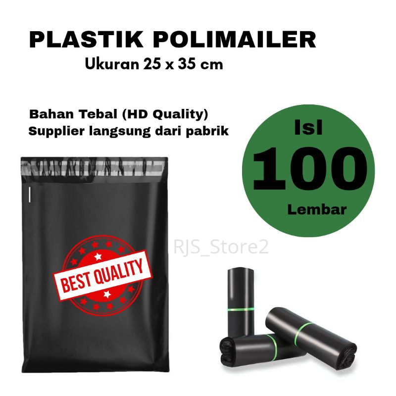 

(Isi 100 Pcs) Plastik Polymailer 25x35 Plastik Packing Plastik Olshop