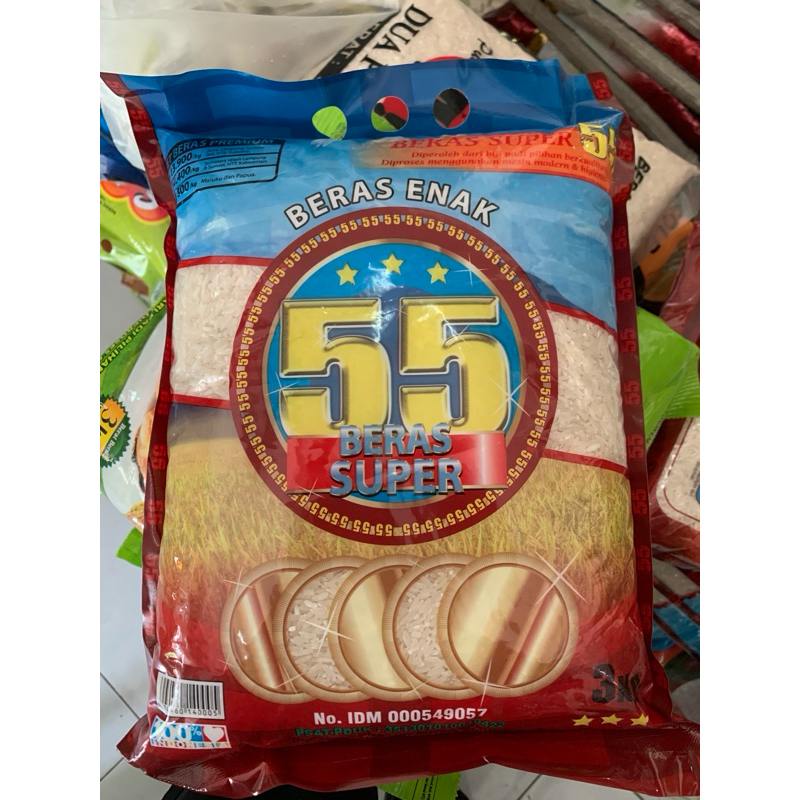 

BERAS 55 BERAS SUPER 3KG